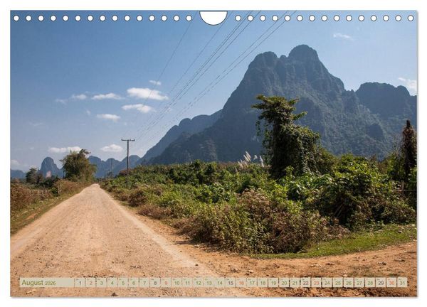 Produktbild: Laos - eine Bildreise (Wandkalender 2026 DIN A4 quer), CALVENDO Monatskalender