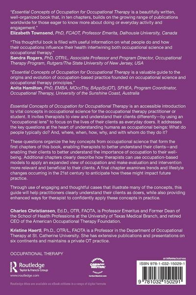 Produktbild: Essential Concepts of Occupation for Occupational Therapy