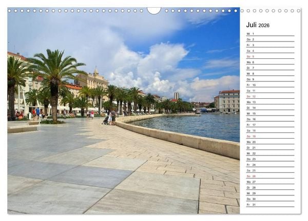 Produktbild: Split - Metropole Dalmatiens (Wandkalender 2026 DIN A3 quer), CALVENDO Monatskalender