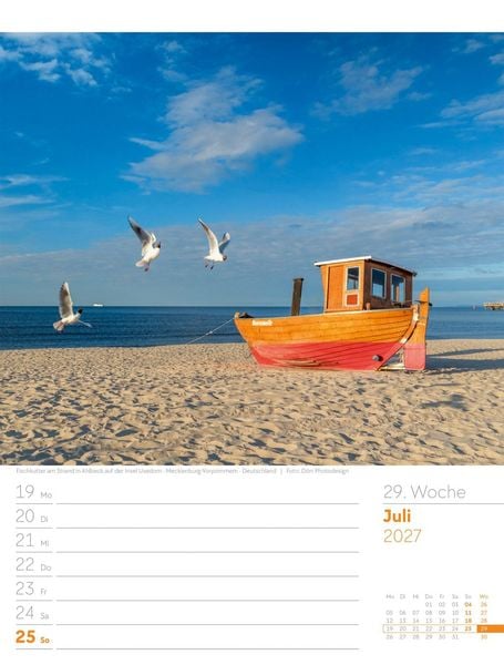 Produktbild: Am Meer Wochenplaner Kalender 2027