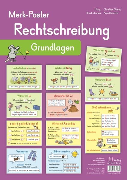 Merk-Poster: Rechtschreibung - Grundlagen