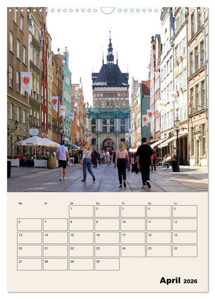 Produktbild: Danzig - Ein Stadtspaziergang (Wandkalender 2026 DIN A3 hoch), CALVENDO Monatskalender
