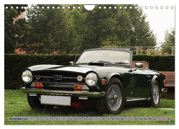 Produktbild: Oben ohne Oldtimer (Wandkalender 2026 DIN A4 quer), CALVENDO Monatskalender