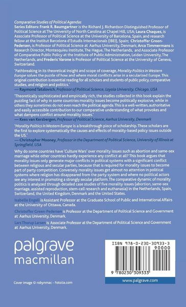 Produktbild: Morality Politics in Western Europe