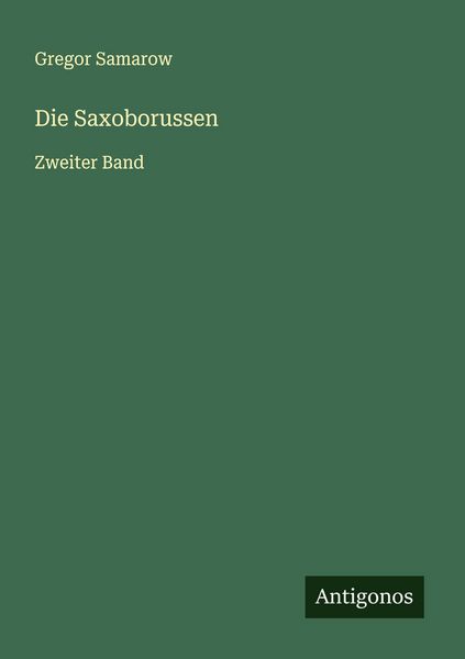 Produktbild: Die Saxoborussen