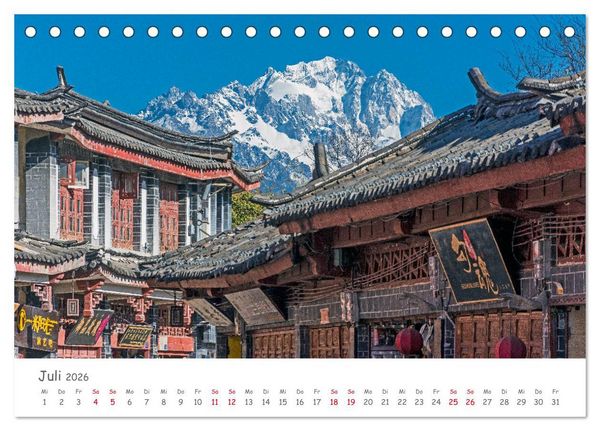 Produktbild: Zauberhaftes S&uuml;dchina (Tischkalender 2026 DIN A5 quer), CALVENDO Monatskalender