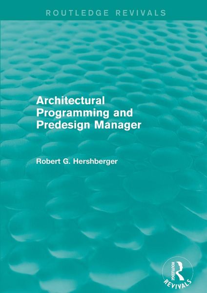 Produktbild: Architectural Programming and Predesign Manager
