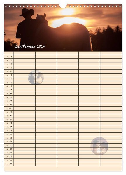 Produktbild: Haflinger Pferde - Stall- und Familienplaner 2026 (Wandkalender 2026 DIN A3 hoch), CALVENDO Monatskalender