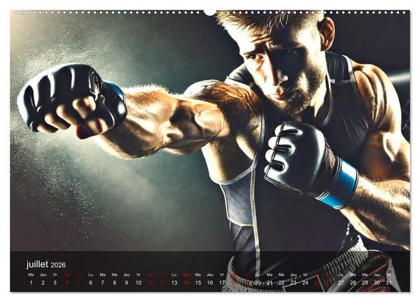 Produktbild: MMA - Mixed Martial Arts France (Calendrier mural 2026 DIN A2 vertical) calendrier de bureau