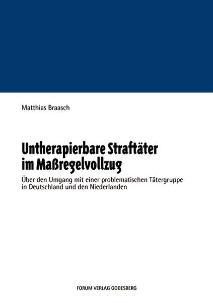 Produktbild: Untherapierbare Straft&auml;ter im Massregelvollzug