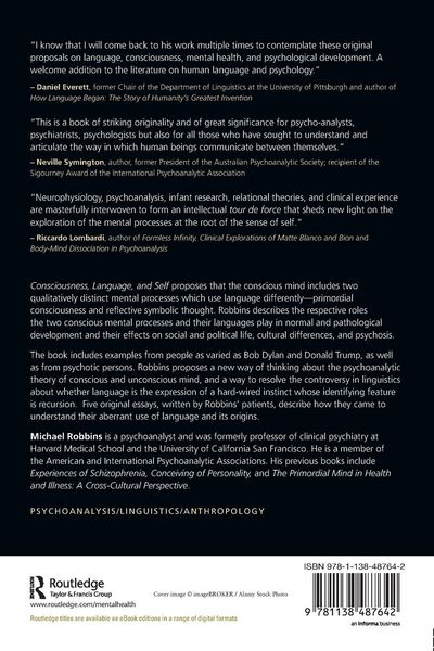 Produktbild: Consciousness, Language, and Self