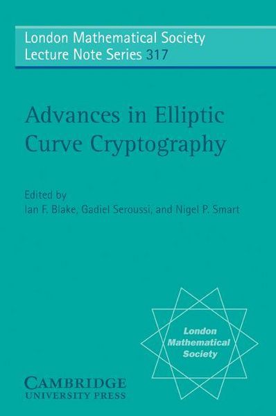 Produktbild: Advances in Elliptic Curve Cryptography