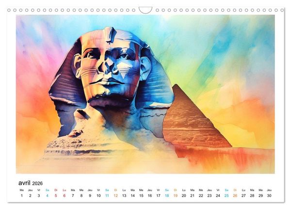 Produktbild: &Eacute;difices c&eacute;l&egrave;bres, autour du monde (Calendrier mural 2026 DIN A3 vertical), CALVENDO calendrier mensuel