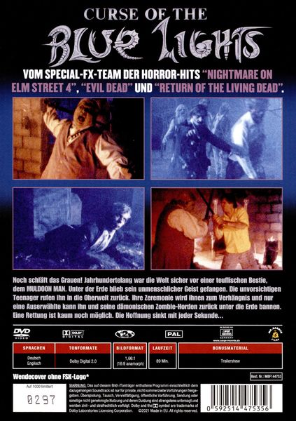 Produktbild: Curse of the Blue Lights - Horror Classics Collection - Limited Edition durchnummeriert auf 1000 St&uuml;ck (uncut)