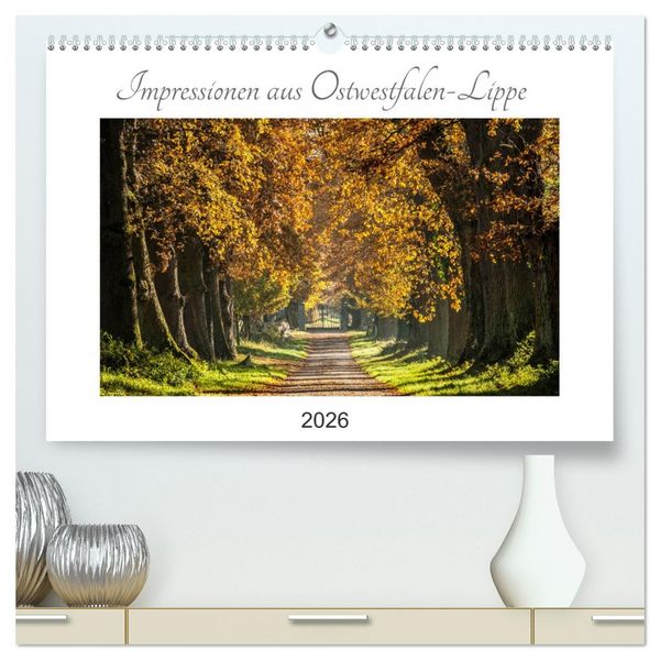 Produktbild: Impressionen aus Ostwestfalen-Lippe (hochwertiger Premium Wandkalender 2026 DIN A2 quer), Kunstdruck in Hochglanz