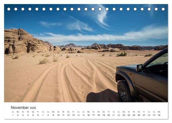 Produktbild: Jordanien - ein Land faszinierender Sch&ouml;nheit (Tischkalender 2026 DIN A5 quer), CALVENDO Monatskalender