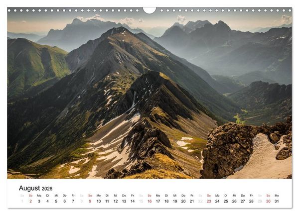 Produktbild: Bergpixel "kreuz und quer durch die Alpen" (Wandkalender 2026 DIN A3 quer), CALVENDO Monatskalender