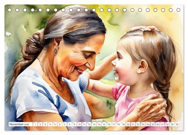 Produktbild: N&auml;he und Vertrautheit . Vom Wunsch nach Z&auml;rtlichkeit (Tischkalender 2026 DIN A5 quer), CALVENDO Monatskalender