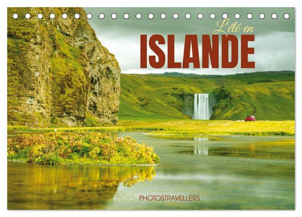 L'été en Islande (Calendrier de bureau 2027 DIN A5 vertical), CALVENDO calendrier mensuel