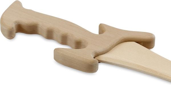 Produktbild: BestSaller 1126 - Langschwert Kumane, Birkenholz natur, 66 cm, Holz-Schwert