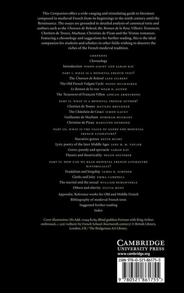 Produktbild: The Cambridge Companion to Medieval French Literature