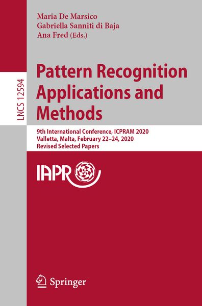 Produktbild: Pattern Recognition Applications and Methods