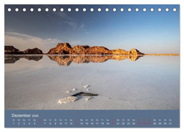 Produktbild: &Auml;thiopien Landschaften der Gegens&auml;tze (Tischkalender 2026 DIN A5 quer), CALVENDO Monatskalender