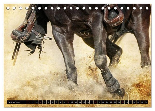 Produktbild: Western-Feeling (Tischkalender 2026 DIN A5 quer), CALVENDO Monatskalender