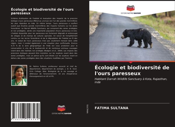 Produktbild: &Eacute;cologie et biodiversit&eacute; de l'ours paresseux