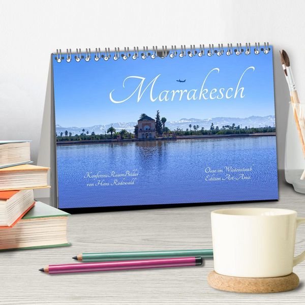 Produktbild: Marrakesch - Oase im W&uuml;stenstaub (Tischkalender 2026 DIN A5 quer), CALVENDO Monatskalender