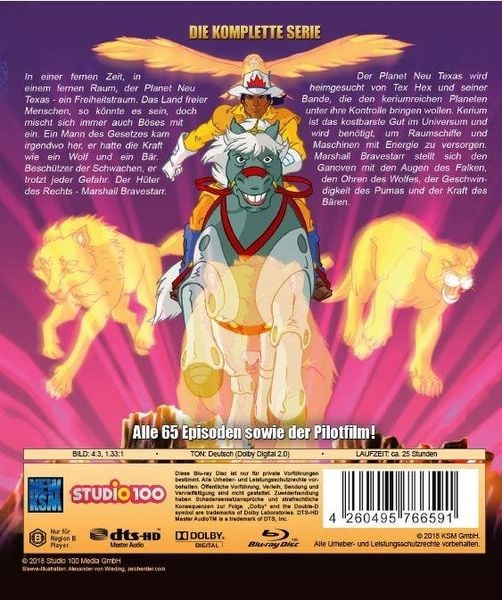 Produktbild: Bravestarr - Gesamtbox inkl. Legende - New Edition