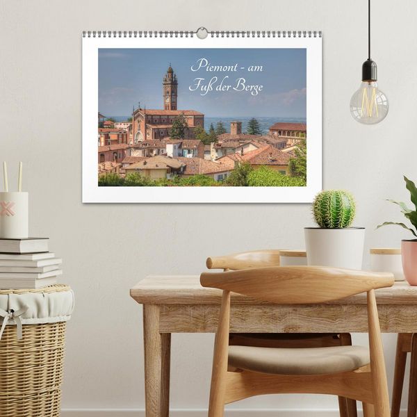 Produktbild: Piemont - am Fu&szlig; der Berge (Wandkalender 2026 DIN A3 quer), CALVENDO Monatskalender