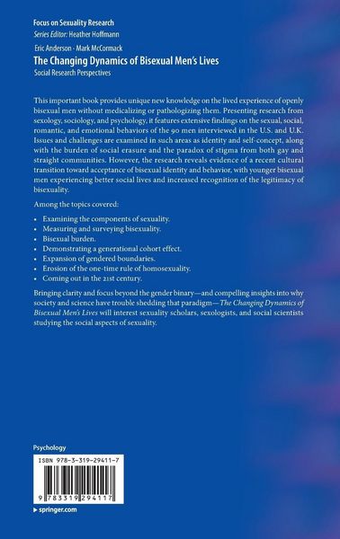 Produktbild: The Changing Dynamics of Bisexual Men's Lives