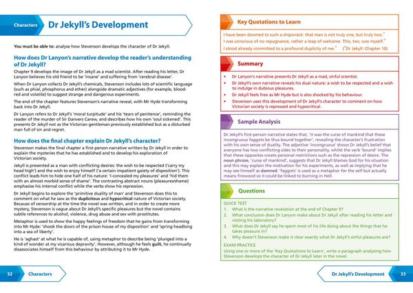 Produktbild: Dr Jekyll and Mr Hyde: Edexcel GCSE 9-1 English Literature Text Guide