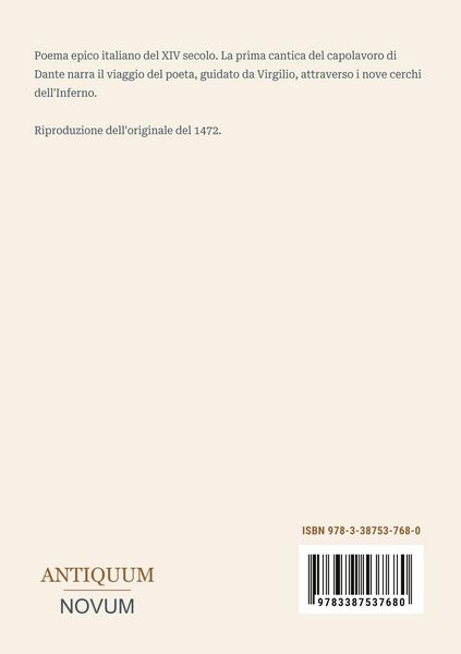 Produktbild: La Divina Commedia