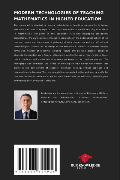 Produktbild: MODERN TECHNOLOGIES OF TEACHING MATHEMATICS IN HIGHER EDUCATION