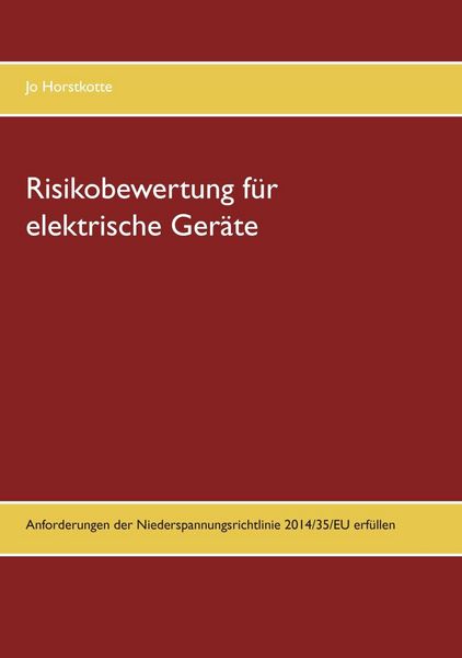 Produktbild: Risikobewertung f&uuml;r elektrische Ger&auml;te