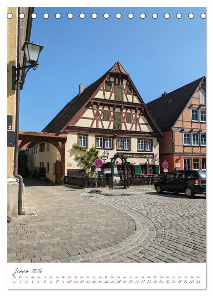 Produktbild: Bad Windsheim - Historische Reichsstadt in Franken (Tischkalender 2026 DIN A5 hoch), CALVENDO Monatskalender