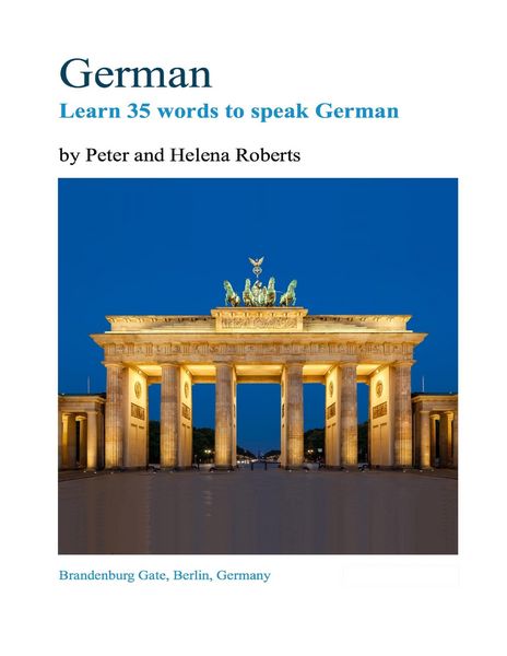 Produktbild: German - Learn 35 Words to Speak German