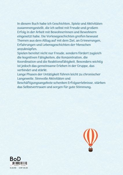 Produktbild: Geschichten Spiele und Aktivierungen f&uuml;r Senioren