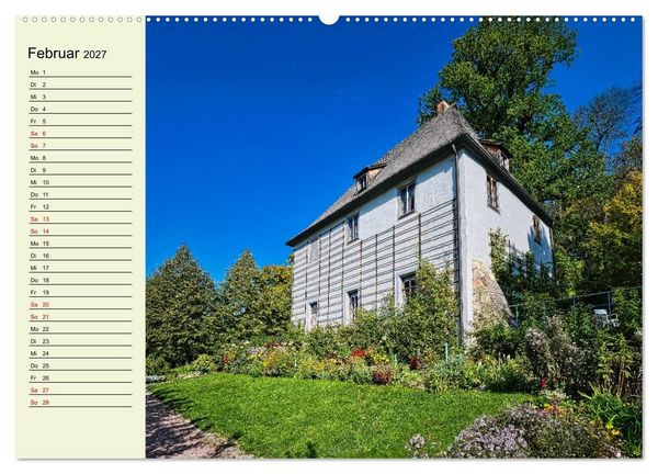 Produktbild: Weimar - Mit Plan durch das Jahr (hochwertiger Premium Wandkalender 2027 DIN A2 quer), Kunstdruck in Hochglanz