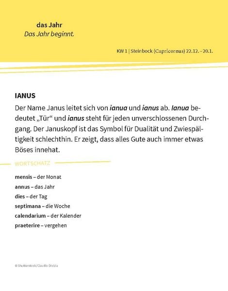 Produktbild: Langenscheidt Sprachkalender Latein 2026