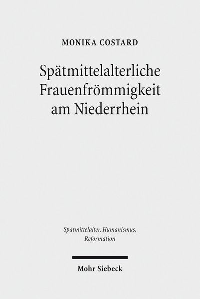 Produktbild: Sp&auml;tmittelalterliche Frauenfr&ouml;mmigkeit am Niederrhein