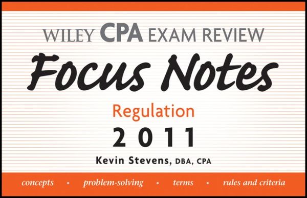 Produktbild: Wiley CPA Examination Review Focus Notes: Regulation