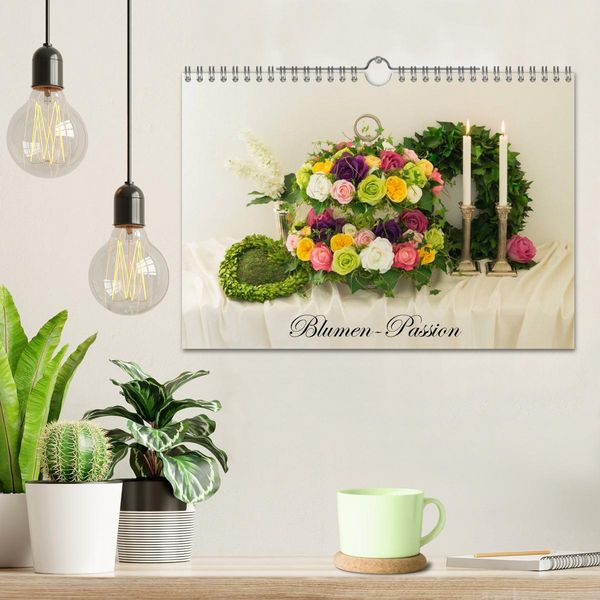 Produktbild: Blumen-Passion (Wandkalender 2026 DIN A4 quer), CALVENDO Monatskalender