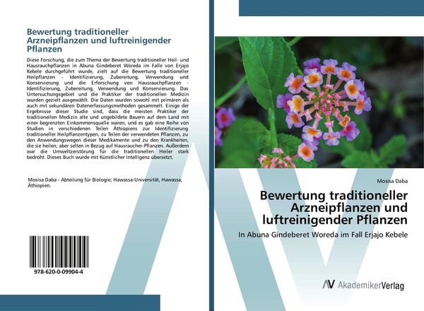Produktbild: Bewertung traditioneller Arzneipflanzen und luftreinigender Pflanzen