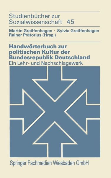 Produktbild: Handw&ouml;rterbuch zur politischen Kultur der Bundesrepublik Deutschland