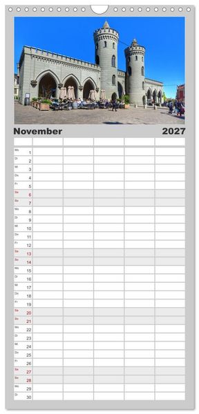 Produktbild: Familienplaner 2027 - POTSDAM. Du bist so sch&ouml;n mit 5 Spalten (Wandkalender, 21 x 45 cm) CALVENDO