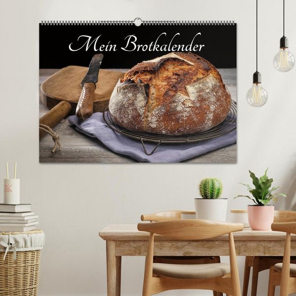 Produktbild: Mein Brotkalender (Wandkalender 2026 DIN A2 quer), CALVENDO Monatskalender