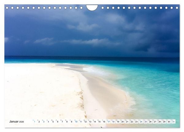 Produktbild: MALEDIVEN Wunderwelt (Wandkalender 2026 DIN A4 quer), CALVENDO Monatskalender